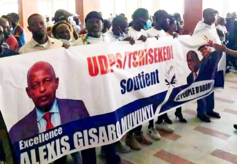RDC : la motion de défiance contre le ministre des ITP, Alexis Gisaro divise l’UDPS