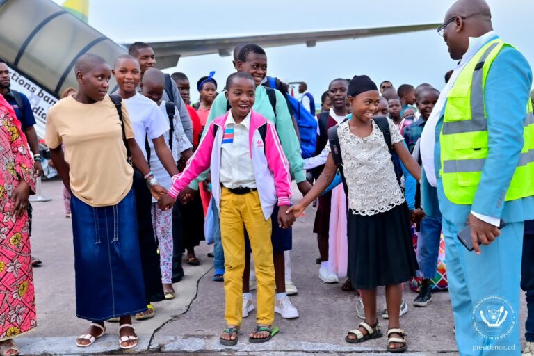 RDC : Des enfants déplacés de guerre à Kinshasa, pour faire un plaidoyer
