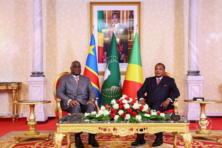 Diplomatie : Tête-à-tête entre Denis Sassou-N’guesso et Félix-Antoine Tshisekedi à Brazzaville