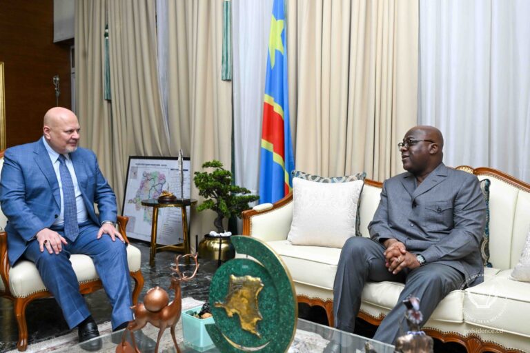 RDC : Félix Tshisekedi échange avec le Procureur de la CPI sur la crise sécuritaire dans l’Est