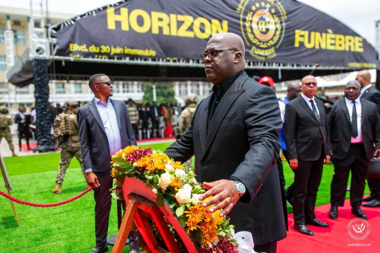 RDC : les adieux de Félix-Antoine Tshisekedi au catcheur Edingwe Mapima Mbaka Louis alias « Ya Eddy Moto n’a Ngenge ».