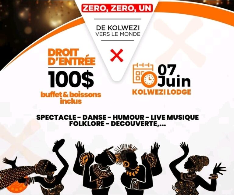 Lualaba : Kolwezi accueille ce 7 juin 2025 la Soirée Culturelle 001 : Un rendez-vous inédit sous le signe de l’excellence