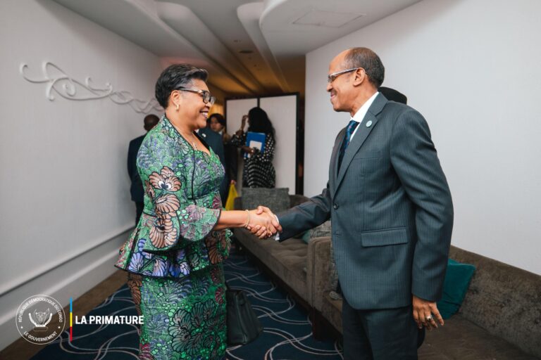 TICAD9 : Judith Suminwa entame sa mission diplomatique par une rencontre stratégique avec l’Union Africaine