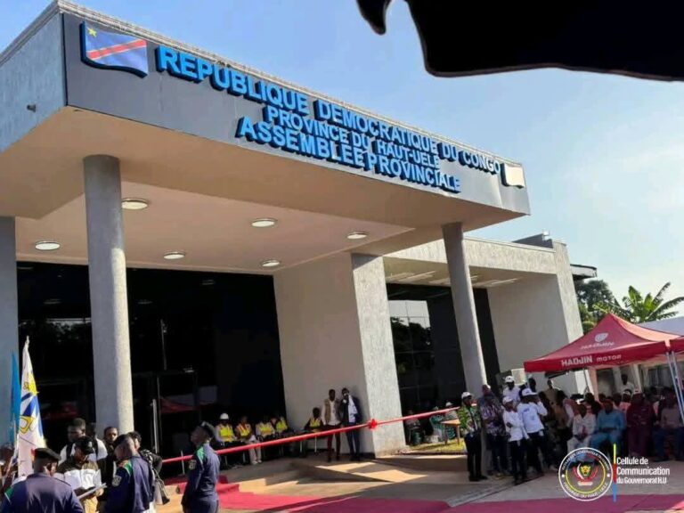Isiro : Inauguration du nouveau bâtiment de l’Assemblée Provinciale du Haut-Uélé