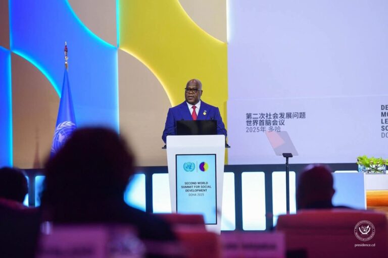 Doha : Félix Tshisekedi salue la gratuité des soins pour les femmes et les nouveau-nés